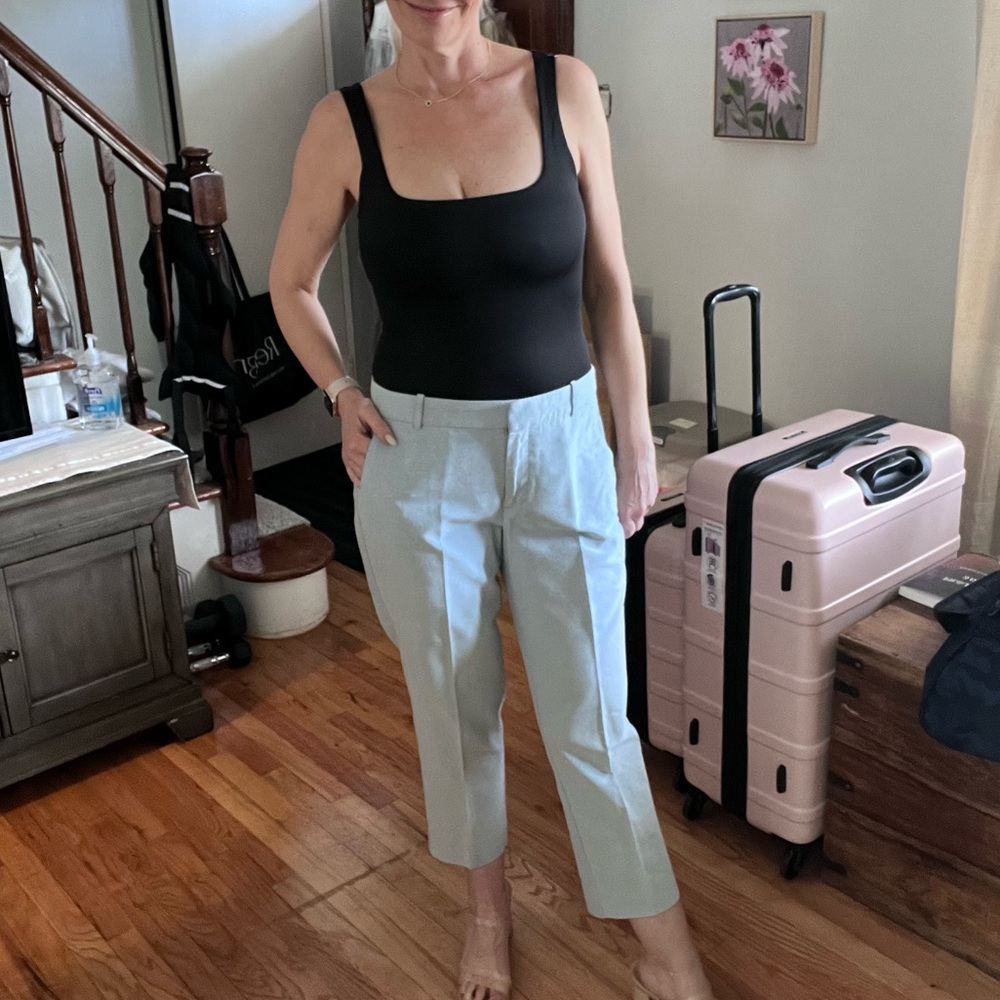 JCrew Light Blue Capri pants size 10.